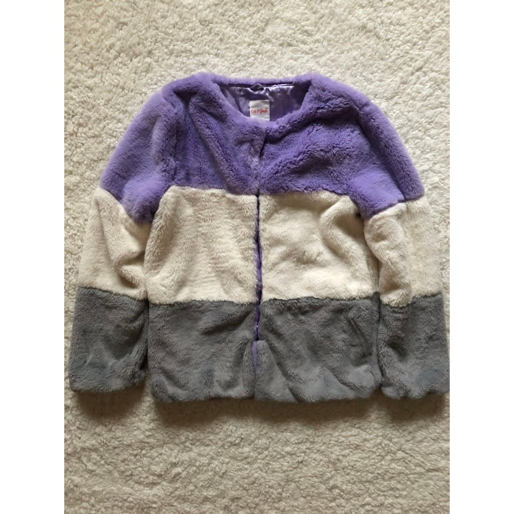 Girl’s Cat & Jack Furry Coat